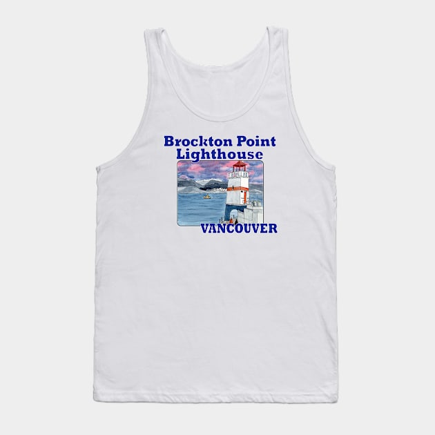 Brockton Point Lighthouse, Vancouver Tank Top by MMcBuck